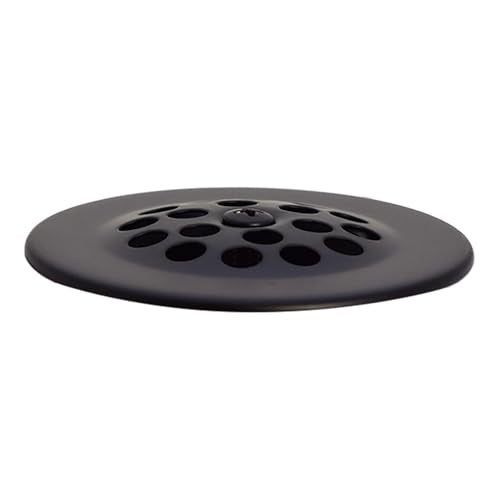 Westbrass Gerber Style Bee-HiveTub Strainer Grid with Screw, Matte Black, D327-62 - color: Matte Black