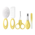 Baby Grooming Kit Newborn,Baby Health Care Kit,Baby Brush Soft Bristles 5 pcs Baby Nail Kit Nursery Care Kit Baby Hair Brush Hair Comb Nail Kit Safety Cutter Nail Clipper Set Yellow - color: 5pcs Yellow