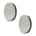 Westbrass D980R-2-05 Floating No-Hole Bath Waste Overflow Faceplate and Adaptor, Polished Nickel (2-Pack) - color: Polished Nickel, size: 2 Pack