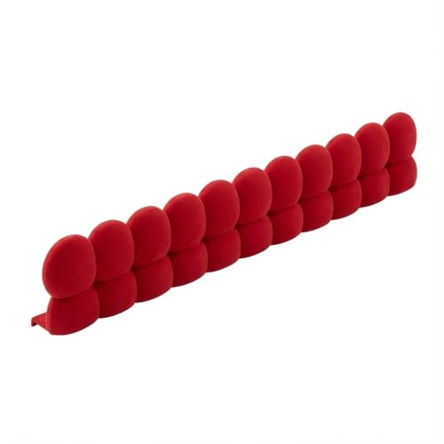 Silicone Sink Splash Guard for Kitchen & Bathroom - 20" Water Barrier with Suction Cups. Faucet Splash Catcher to Keep Clothes Dry & Countertop Clean. - color: Cherry Red
