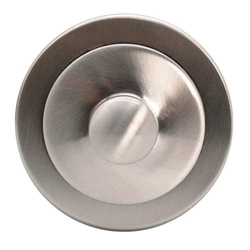 Westbrass Pull & Drain Sch. 40 PVC Bath Waste with One-Hole Top Elbow, Stainless Steel, D49721-20 - color: Stainless Steel, size: 1 Pack