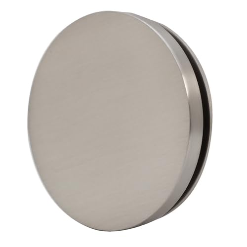 Westbrass D980R-2-07 Floating No-Hole Bath Waste Overflow Faceplate and Adaptor, Satin Nickel (2-Pack) - color: Satin Nickel, size: 2 Pack