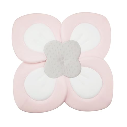 PandaEar Baby Bath Pad for Infant Newborn | Soft Flower Petals for Sink Bathtub Essentials Shower Gift (Pink) - color: Pink