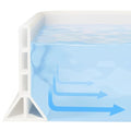 3.8'' High Shower Threshold Water Dam Collapsible 70IN Shower Water Splash Guard for Shower Water Blocker for Wet and Dry Separation Bathroom and Kitchen (70 Inch) - size: 70 Inch