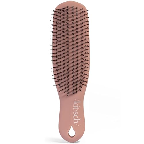 Kitsch Scalp Renewal Brush - Exfoliating & Scalp Massager for Hair Growth, Gentle Head Massage Brush to Remove Buildup, Boost Circulation & Relaxing Head Scrubber for Washing Hair - Terracotta - color: Terracotta