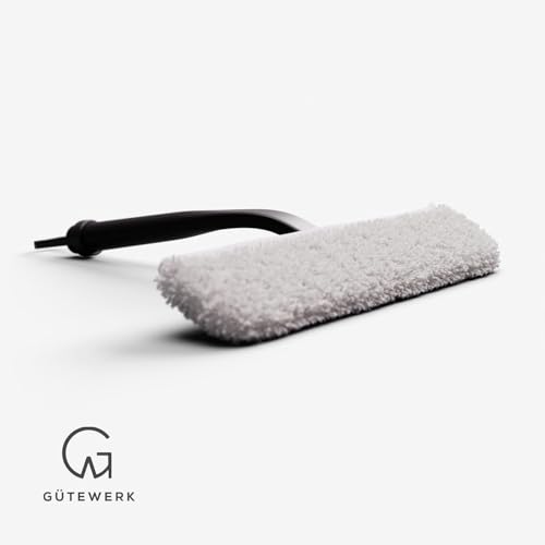 GÜTEWERK 2× Microfibre Cloths – Accessory for 11" Squeegee – Lint-Free, Streak-Free Cleaning for Car, Home, Kitchen, Windows & Glass – Cloths Only, Squeegee NOT Included - color: Accessory, size: 11 Inches