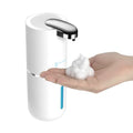 Automatic Foaming Soap Dispenser, White | IPX5 Waterproof 12.8oz / 380mL Capacity 4 Adjustable Foam Levels USB-C Rechargeable Long-Lasting Battery - color: White (Foamy)