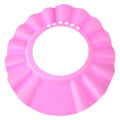 Safe Shampoo Shower Bathing Protection Bath Cap Soft Adjustable Visor Hat for Toddler, Baby, Kids, Children (pink) - color: Pink