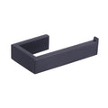 GERZWY Matte Black SUS 304 Stainless Steel Toilet Paper Holder Bathroom Paper Towel Dispenser Tissue Roll Hanger Wall Mounted HG1718-BK - color: Black