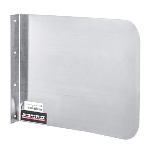 DuraSteel Stainless Steel Sink Splash Guard - 15" x 12" Wall Mount Commercial Kitchen Shield - Kitchen Safety & Hygiene Cooking Splatter Screen - Ideal for Hand Sinks, Prep Sink, Utility Sink - size: 15 x 12 inch Wall Mount