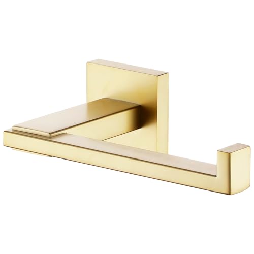 KOKOSIRI Toilet Paper Holder Gold Tissue Paper Dispenser for Kitchen Bathroom Washroom Toilet Roll Holder Stainless Steel, Wall Mounted B2006BG - color: Gold
