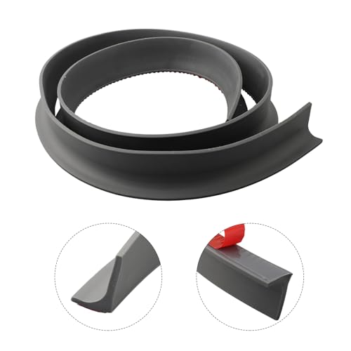 Water Barrier Strip For Shower And Bathroom, 30Mm Height Silicone Water Retention Strip And Wet Dry Separation For Curbless Showers, Wet And Dry Separation(Black 300cm)