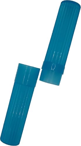 American Comb Toothbrush Holder - Blue, Made in USA, with Ventilation Holes, for Toothbrush Covers, Toothbrush Holder, Toothbrush Soft, Durable Design, Hygienic Bathroom Accessory - color: Blue