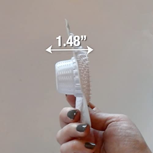 Danco Bathtub Drain Hair Catcher with in-Drain Basket and Strainer Pegs, fits 1.8″ Tub Drains, Protects Drains from Clogs, White, (10306) - size: 1-Pack In-Drain