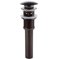 KES Bathroom Faucet Vessel Vanity Sink Pop Up Drain Stopper with Overflow Oil Rubbed Bronze, ALL Metal Rustproof Brass and 304 Stainless Steel, S2008A-ORB - color: Oil Rubbed Bronze, style: With Overflow, 1 Pack