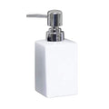 11OZ White Square Soap Dispenser for Bathroom Liquid Hand Pump Dispenser - color: Square