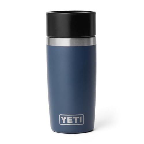 YETI Rambler 12 oz Travel Bottle, Stainless Steel, Vacuum Insulated with Leakproof Commuter Cap, Navy - color: Navy, size: 12 Ounces