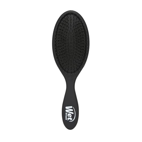 Wet Brush Original Detangler Hair Brush, Black Frost - Ultra-Soft IntelliFlex Bristles - Detangling Brush Glides Through Tangles For All Hair Types (Wet Dry & Damaged Hair) - Women & Men - color: Black Frost, size: 1 Count (Pack of 1)