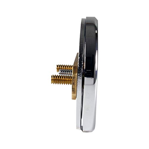 Westbrass Floating No-Hole Overflow Faceplate, Polished Chrome, D980R-26 - color: Polished Chrome, size: 1 Pack