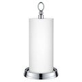 KASUNTO Paper Towel Holder (with Heavy Weighted Base) Steel Paper Holder countertop，Black Paper Towel Holder for Kitchen Countertops, Bars & Dining Tables,Fits Standard & Jumbo Rolls,Chrome - color: Poilshed Chrome