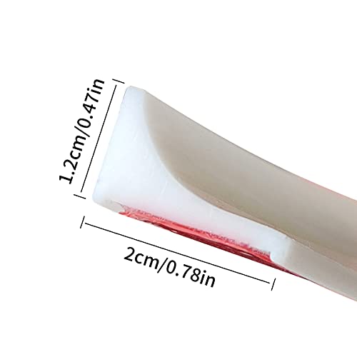 78 Inches Water Barrier for Sink, Shower Threshold Water Dam Barrier, Silicone Water-Blocking Self-Adhesive Shower Splash Guards for Bathtub Sink, Bathroom, Countertop - style: 78 Inches