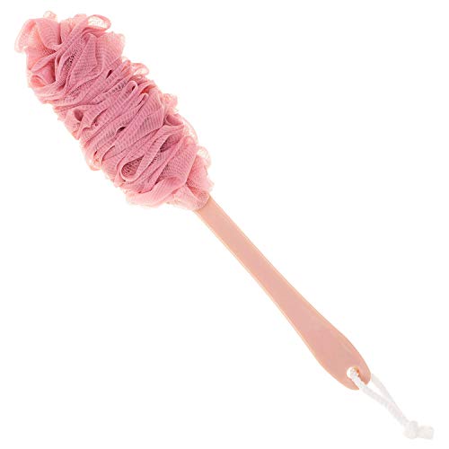 Back Scrubber for Shower, Loofah Long Handle Bath Body Brush, Soft Nylon Mesh Sponge On a Stick for Shower Men Women Kids Elderly, Exfoliating Scrub Cleaning Luffa for All Kinds of Skin - color: 3pack-mix2