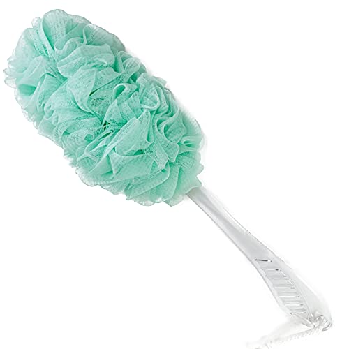 PPHAO - Back Bath Brush - Loofah Sponge Scrubber - Bath Brush Long Handle for Shower - Loofah Exfoliating for Men - Shower Loofah for Women - Green Loofah - 1Pack - style: Green