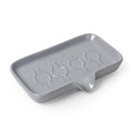 Soap Dish, Ceramic Bar Soap Holder with Self Draining Design, Gray Soap Dish with Drainage for Bathroom Sink, Shower, or Kitchen Countertop – ANTIS'S HOME