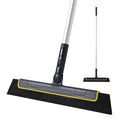 Yocada Floor Squeegee Broom EVA Foam Blade Aluminum Pole for Shower Bathroom Kitchen Home Tile Pet Hair Fur Floor Marble Glass Window Water Foam Cleaning Long Adjustable Removable Handle Anti Static