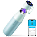 VSITOO S1 Pro 15oz Insulated Stainless Steel Self-Cleaning Water Bottle | Mini 15oz Insulated Bottle With Auto Self-Cleaning, App or Touchscreen Control, Temp Display, 30-Day Battery & 24H Cold - color: Blue, size: 15 Ounces