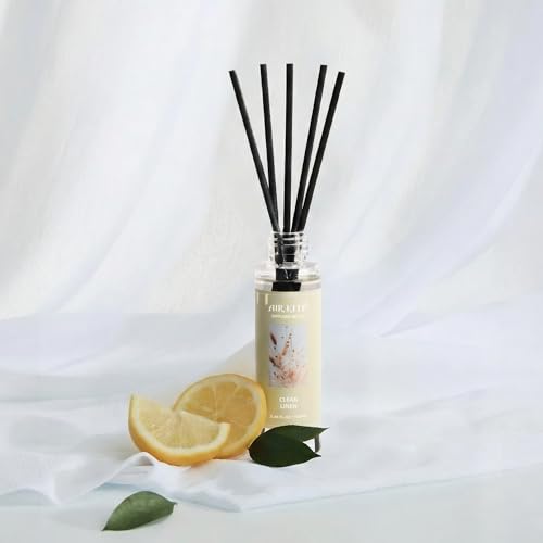 Airkeep Reed Diffuser Oil Refill/Clean Linen/3.38 oz/1 Pack/Air Freshener & Aromatherapy Essential Oil Blend for Home Fragrance – Scented Refill Oil for Bathroom, Bedroom & Home Decor - size: Refill/3.38Ounce/1pack