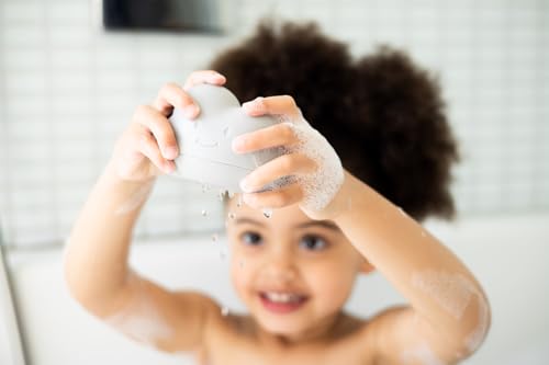 Ubbi Cloud and Droplet Silicone Bath Toys for Baby and Toddler, Rain Effect Water Squeeze Toys, Muted Color, Fun Interactive Bath Time Toys, Set of 2 - color: Cloud and Droplet