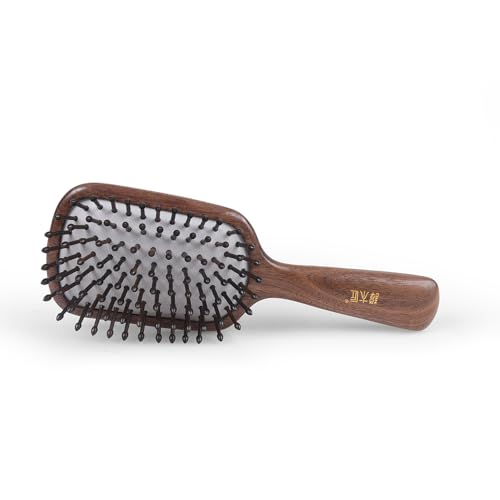 TAN MUJIANG Cloud-Light Firm Cushion Hair Brush | Torch-Tip Bristles for Deep Scalp Massage | Ideal for Thick, Long & Curly Hair