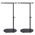 2 Sets Bamboo Bathtub Tray Table, Freestanding Bathtub Tray Bath Table Tray Tub Shelf for Luxury Spa and House Warming New Home