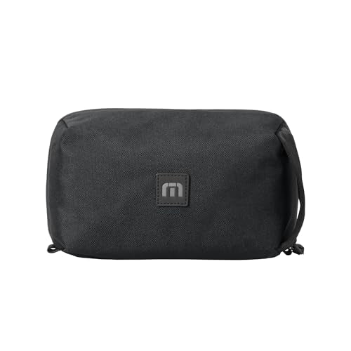 TravisMathew Approach Water-Resistant Travel Toiletry Bag with Hook, Black - color: Black
