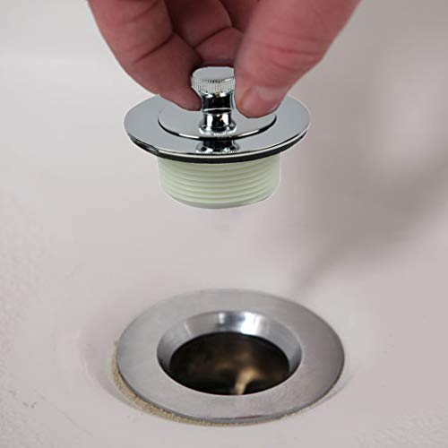 Danco Universal Lift and Turn Bath Drain Trim Kit with Overflow Plate, Chrome, (88966) - color: Chrome, size: 1 Pack