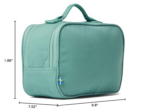 Fjällräven Kanken Toiletry Bag - Strong, Reinforced, Durable Fabric, Organized Storage - Travel - color: ['Frost Green']