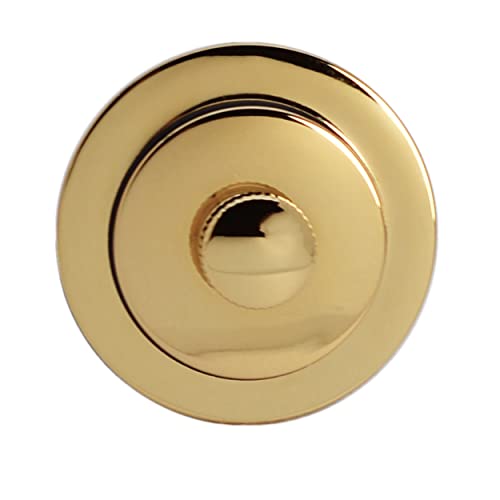 Westbrass D3324-01 1-1/2" NPSM Pull & Drain Bathtub Plug, Coarse Thread, Polished Brass - color: Pvd Polished Brass
