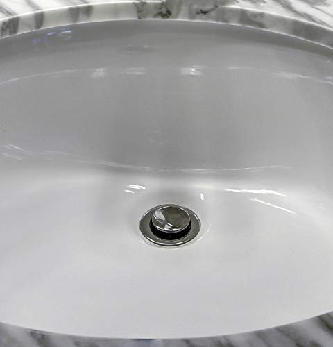 PF WaterWorks PF0254 EasyPOPUP Patented Universal Bathroom Sink Pop-Up Stopper, Easy Install/Remove Design, No Disassembly, Fits BallRod Pop-Up Drains, 5-1/2 in Tall 1.5 in. Cap Dia. Oil Rubbed Bronze - color: Oil Rubbed Bronze, size: 1.5 in. Cap Dia.