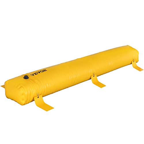 Flood Barrier, Flood Bags, Sandbag Alternative, Water Barrier for Flooding with Great Waterproof Effect, Reusable PVC Water Diversion Tubes, Lightweight Flood Barriers for Home, Door, Garage - style: 12ft (L) *12(h)