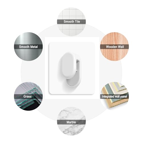BEZOX Toothpaste Holder Wall Mount Tube Hook – Face Cream Tubes Hanger Wall Mounted Tooth Paste Organizers Gripper, 1 PCS