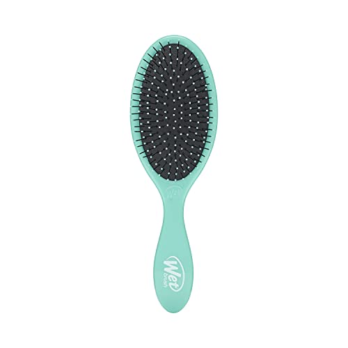 Wet Brush Original Detangler Hair Brush, Amazon Exclusive Aqua- Ultra-Soft IntelliFlex Bristles-Detangling Hairbrush Glides Through Tangles For All Hair Types (Wet Dry & Damaged Hair) - Women & Men | Ultra Soft IntelliFlex Bristles Gently Separate Knots w