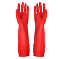 Rubber Cleaning Gloves Kitchen Dishwashing Glove 3-Pairs,Waterproof Reuseable.(Medium) - size: Medium (Pack of 3)