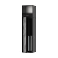 hansgrohe XtraStoris Rock Recessed Toilet Brush Holder with Toilet Paper Holder & Tileable Door in Matte Black, 56062670 - color: Matte Black