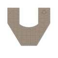 Guardian UPSAFETCHES 22" x 23" Toilet Restroom mat- Case of 12. Chestnut Tan Color. - color: Chestnut, size: 22" x 23"