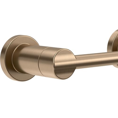 Delta Pivoting Toilet Paper Holder | Champagne Bronze | Wall Mount | Nicoli Bathroom Accessories - color: Champagne Bronze
