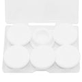 EASYEAH T-Shaped Silicone Rubber Hole Plug 26 mm/1 in Soft Flexible Rubber Stopper Tube End Cap Cover Waterproof Sealing Hole Plugs for Bottles Pipes, White, 6 Pcs - size: 26mm(1")
