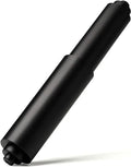 Qualihome Universal Plastic Spring Loaded Toilet Paper Roll Holder Replacement Rod (1, Black.) - color: Black.