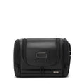 TUMI - Alpha Hanging Travel Kit - Toiletries and Cosmetics Organizer - Travel Essentials Bag with Hooks & Pockets - Black Leather - color: BLACK LEATHER