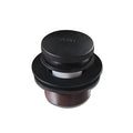 Tip-Toe Bathtub Drain Stopper with ABS Plastic Bushing, Fits in 1-1/2 Inch or 1-3/8 Inch Inner, Easy to Install, Matte Black - color: Matte Black